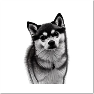 Alaskan Klee Kai Dog Posters and Art